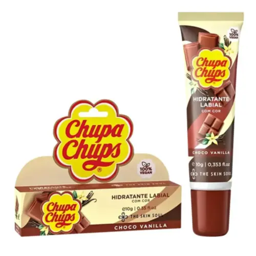 Hidratante Labial Chupa Chups Choco Vanilla Com 10 g