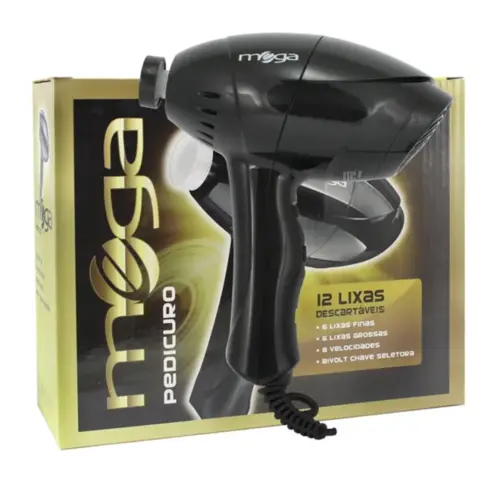 PEDICURO MEGA  PRETO BIVOLT