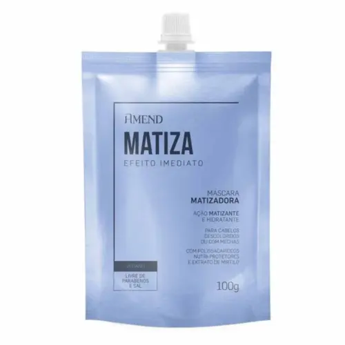 Máscara matizadora Amend efeito imediato Com 100 g