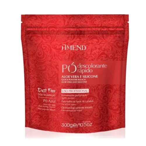 Pó Descolorante Rápido Amend Aloe Vera e Silicone Com 300 g