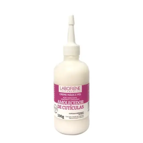 Amolecedor de Cutículas Laborene com fórmula emoliente com óleo de girassol, extrato de calêndula, ureia e silicone Com
