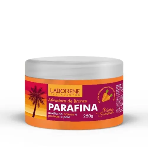 Parafina Ativadora de bronze Laborene Summer Cenoura e Urucum Com 250 g