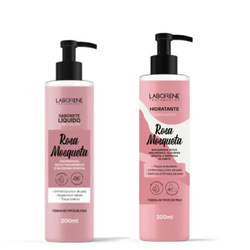 Kit Laborene Sabonete e Hidratante de Rosa Mosqueta Com 2 unidades