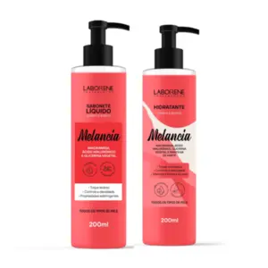 Kit Banho Laborene Sabonete Líquido e Hidratante de Melancia Com 2 unidades