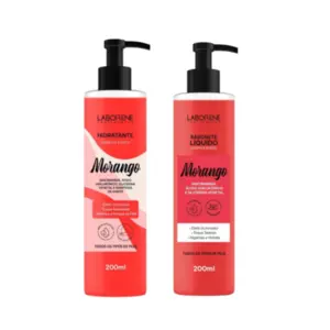 Kit Corporal Laborene Sabonete e Hidratante de Morango Com 2 unidades