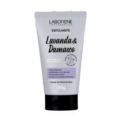 Esfoliante Facial Laborene Lavanda e Damasco Com 250g