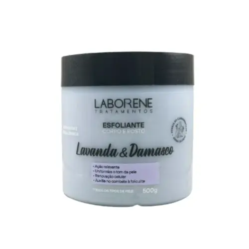 Esfoliante Corporal Laborene Lavanda e Damasco Com 500 g