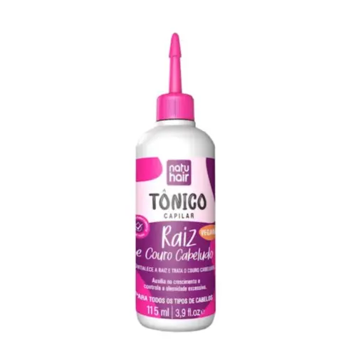 Tônico Fortalecedor Capilar NatuHair Extrato de Alho Com 115 ml