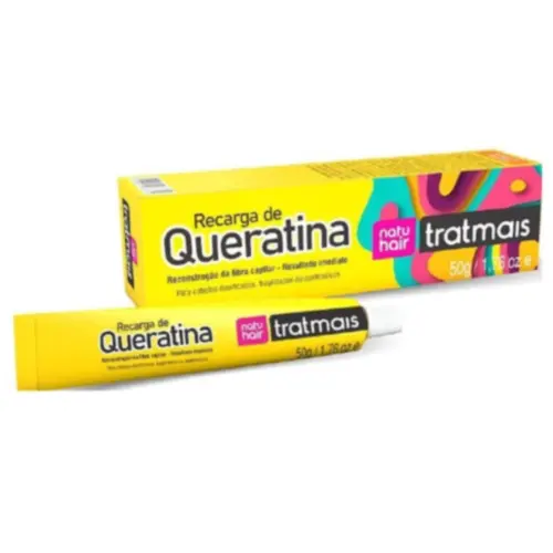 Recarga de Queratina NatuHair Sachê Com 50 g