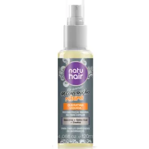 Queratina Líquida NatuHair Reconstrução Máxima Com 120 ml