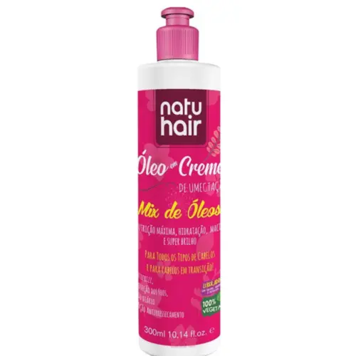 Óleo de Creme NatuHair Mix de Óleos Com 300 ml