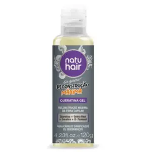 Queratina Gel NatuHair Reconstrução Máxima Com 120 g