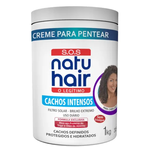 Creme para Pentear NatuHair Cachos Perfeitos Com 1kg