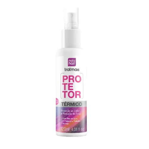 Protetor térmico NatuHair spray 120ml Com 120 ml