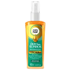 Óleo Capilar para Cachos NatuHair Óleo dos Sonhos Com 60 ml