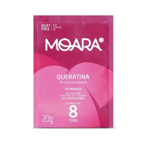Pó Descolorante Yamá Queratina Moara Com 20 g