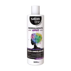 Loção onduladora permanente Salon Line Linha Afro Com 500 ml