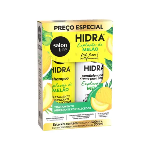 Kit Salon Line Hidra Melão shampoo+condicionador 300ml