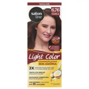 Tonalizante Light Color Profissional Salon Line Cor Canela 6.76 Com 45 g