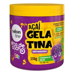 Gelatina Ativadora Salon Line To de Cachinho Kids Açaí Com 550 g