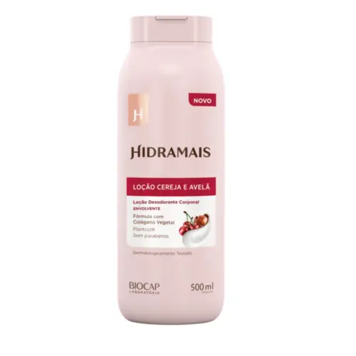 Loção Hidratante Hidramais Cereja e Avelã Com 500 ml