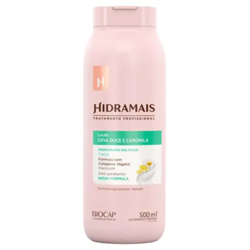 Loção Hidratante Hidramais Erva Doce e Camomila Com 500 ml