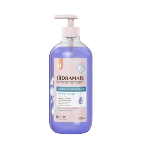 Sabonete Líquido Hidramais Perfume de Bebê Com 500 ml