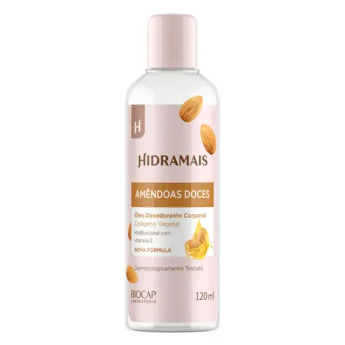 Óleo Corporal Hidramais Amêndoas e Colágeno Com 120 ml