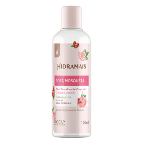 OLEO CORPORAL HIDRAMAIS ROSA MOSQUETA 120ML