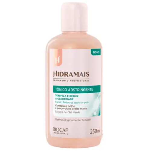 Tônico Adstringente Hidramais Limpeza Facial Com 250 ml