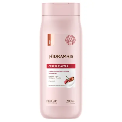 Loção Hidratante Hidramais Cereja e Avelã Com 200 ml