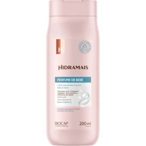Loção Hidratante perfumada Hidramais Perfume de Bebê Com 200 ml