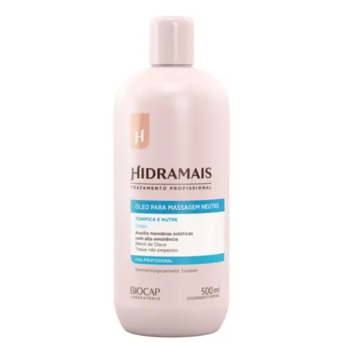Óleo Corporal para Massagem Hidramais Neutro Com 500 ml