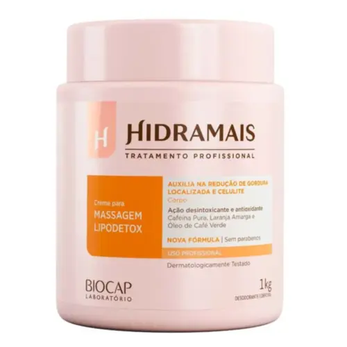 Creme para Massagem Hidramais Lipodetox Com 1 kg