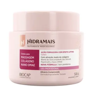 Creme para Massagem Hidramais Colágeno Nano DMAE Com 500 g