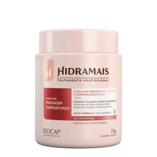 Creme de Massagem Termoativado Lipotérmico Hidramais Com 1000 g
