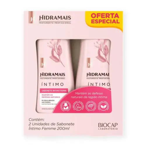 Sabonete Íntimo Hidramais Femme Com 400 ml