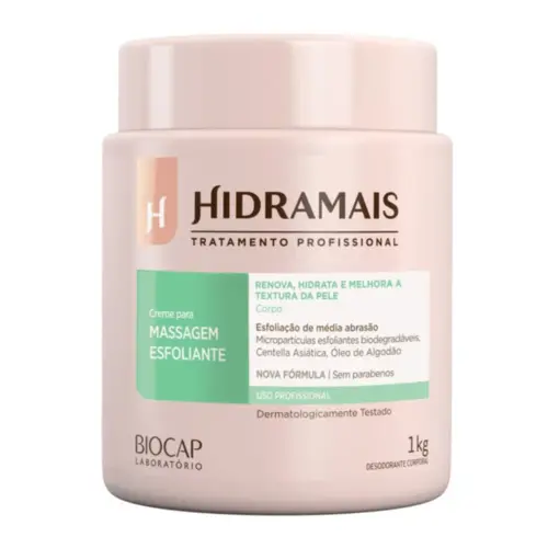 Creme para Massagem Esfoliante Hidramais Muru Muru Com 1 kg