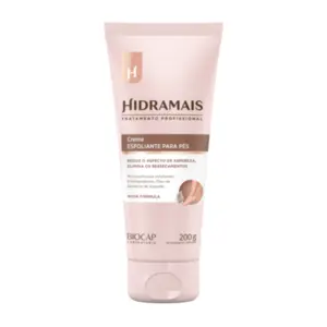 Creme Esfoliante para os pés Hidramais com micropartículas de casca de murumuru e óleo de semente de algodão Com 200 g