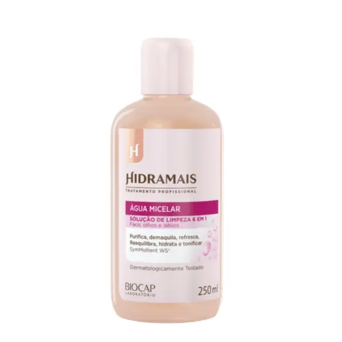 Água micelar Hidramais Limpeza e Hidratação Facial Com 250 ml