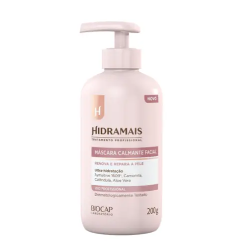 Máscara Calmante Facial Hidramais Neutraliza Irritação e Hidrata Com 200 g