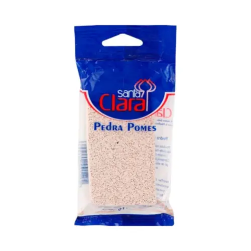 Pedra pome Santa Clara para o pé tamanho 8,5 cm x 5 cm Com 1 unidade