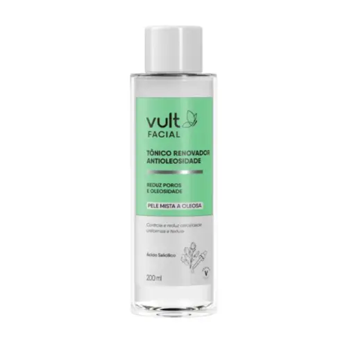 Tônico renovador antioleosidade Vult Facial Com 200 ml