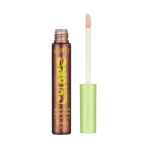 Gloss Labial Vult Super Brilho Rosa translúcido Com 5 ml