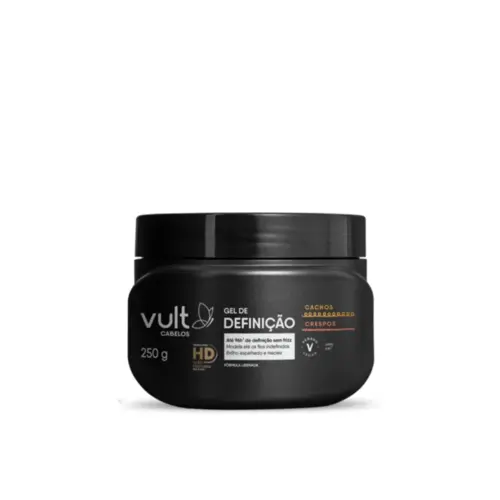 Gel Capilar Vult Definição Cachos Crespos 250g