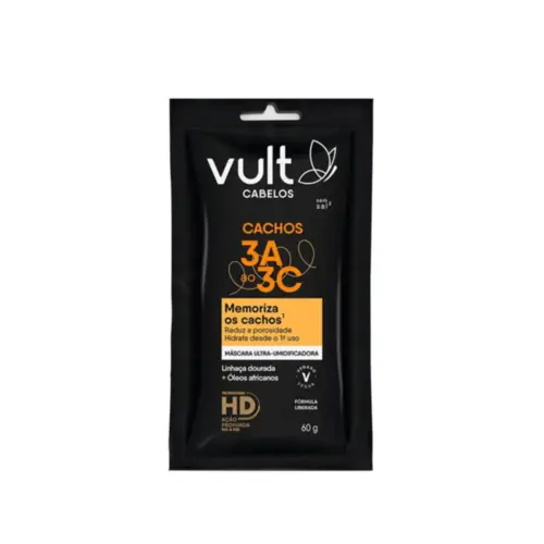 Máscara Capilar Vult Cachos Com 60 g