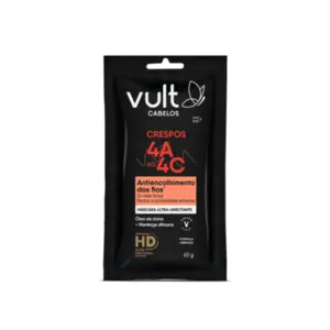 Máscara Capilar Vult para Cabelos crespos Com 60g