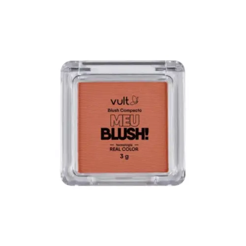 Blush Compacto Vult Real Color Coral Matte
