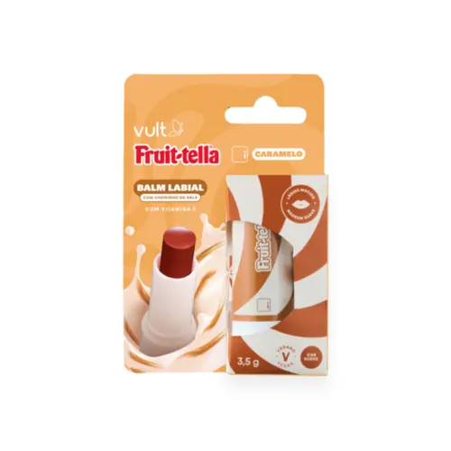 Balm Labial Vult Fruittella Caramelo Com 3,5 g
