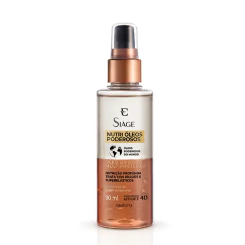 Óleo Capilar Eudora Siàge Nutri Óleos Poderosos Com 90 ml